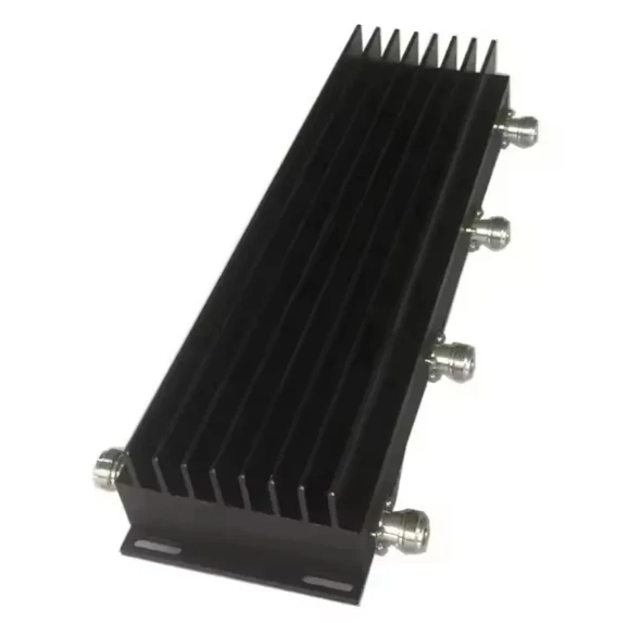 RF Passive Device Hybrid Combiner 4 in 1 Out 136-174MHz VHF 200W Cavity Structure 4 in 1 O