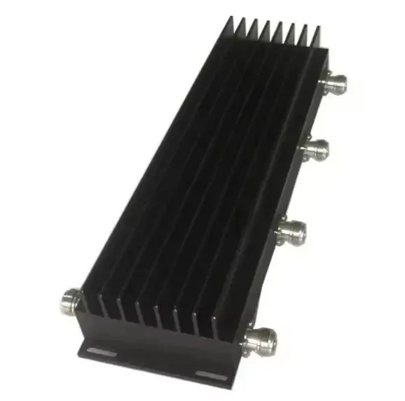 RF Passive Device Hybrid Combiner 4 in 1 Out 136-174MHz VHF 200W Cavity Structure 4 in 1 O