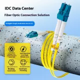 Single Mode 10G Dual Core 2.0 Fiber Optic Pigtail Patch Cord LC-LC (9/125) LC Connector fo
