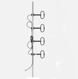 Folded Dipole Antenna UHF 400-470MHz High Gain 15dBd Array Type Dipole Base Station Antenn