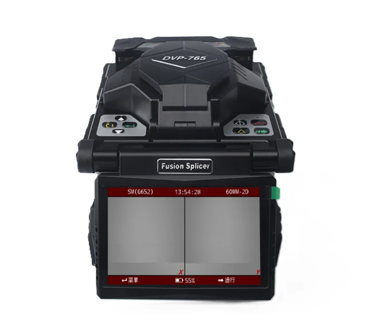 DVP 765 Fusion Splicing Machine Fiber Optic Fusion Splicer Dvp-765  FTTH Optical Fiber Arc