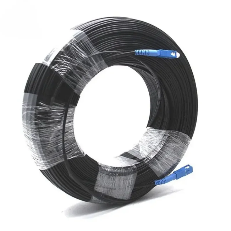 SC/APC LC/APC  3.0mm 30m Fiber Optic Drop Cable for 4G/3G Network FTTH Use  Patch Cord-boxintelecom