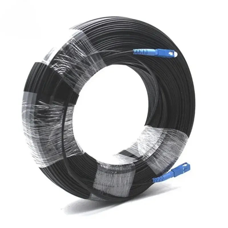 SC/APC LC/APC  3.0mm 30m Fiber Optic Drop Cable for 4G/3G Network FTTH Use  Patch Cord-boxintelecom