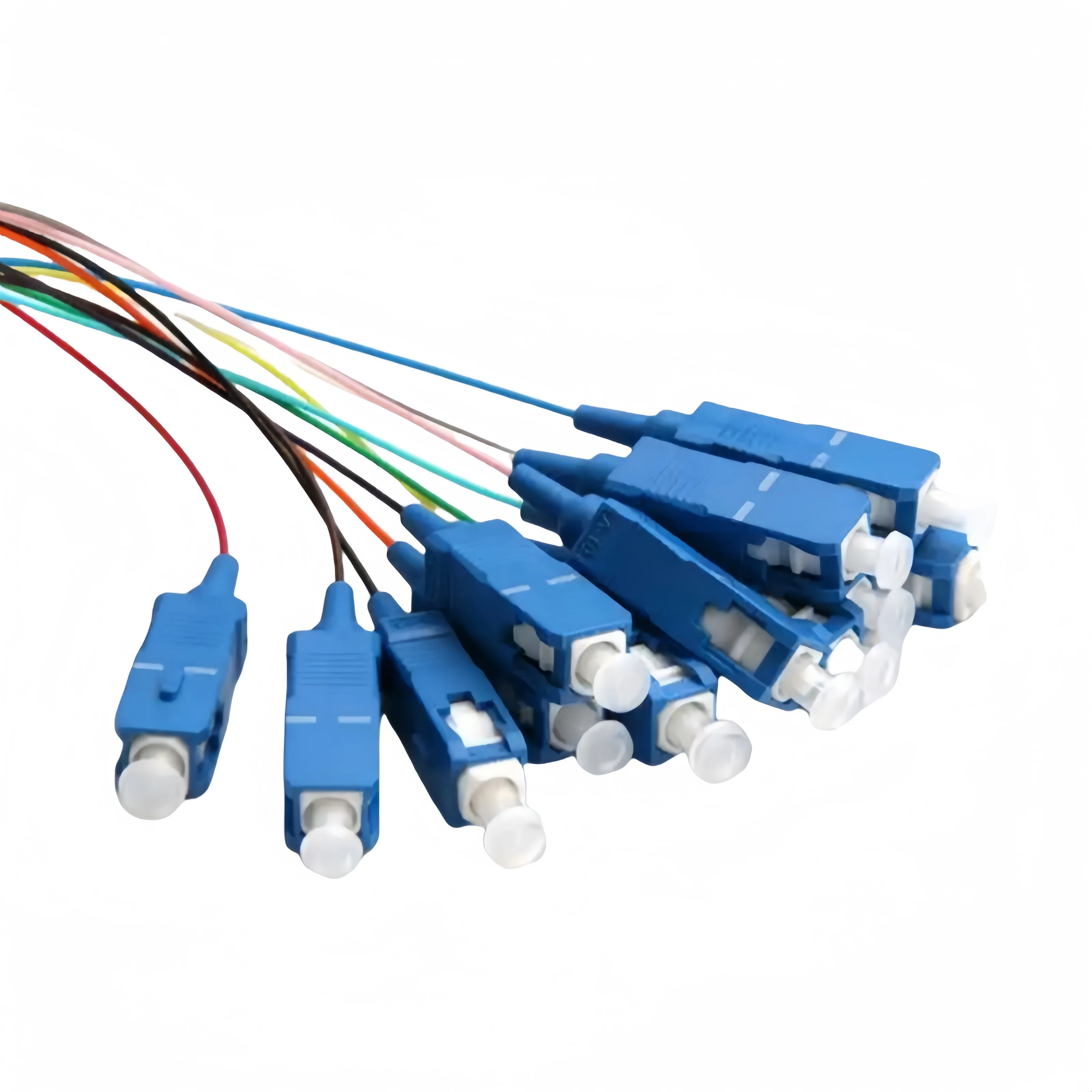 Sc/Apc-Sc/Apc Single-Mode Jumper Fiber Optic Pigtail FTTH Patch Cord Cable 12 Cord for GPON-boxintelecom