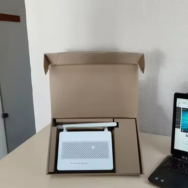 Hot Selling Used HS8145C5 WIFI ONU 1GE+3FE+1Tel+USB EPON GOPN Ont XPON 2.4G Single Band Fiber Optic Equipment HS8145C5-boxintelecom