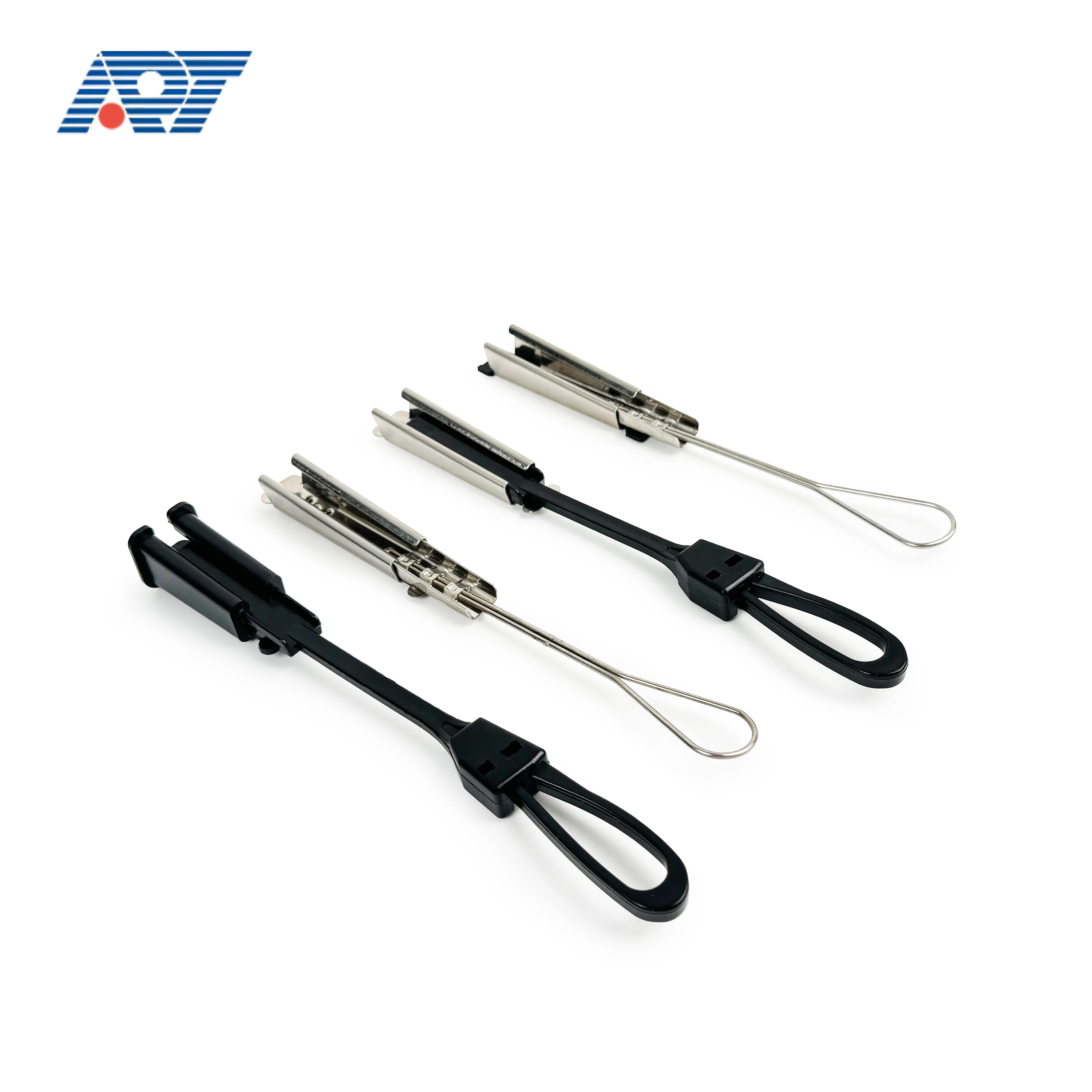 Ftth Round Tension Cable Drop Wire Clamp Flat Cable Tensioning Assembly for the Drop Cable