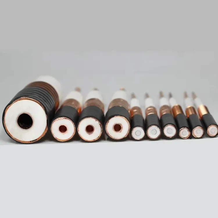 RF Feeder Cable Copper Aluminium Superflex 1/4" 3/8" 1/2" 7/8" 1 1/4" 1 5/8 50 Ohm Corruga