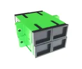 QD APT FTTH Optic Fiber Duplex Adapter with SC APC  Fiber Optic Adapter Coupler flange ada