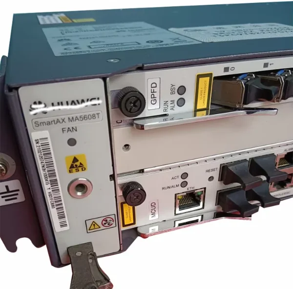 Original HW MA5608T OLT 16/32 Ports with MCUD1 Control Board AC/DC Power Supply