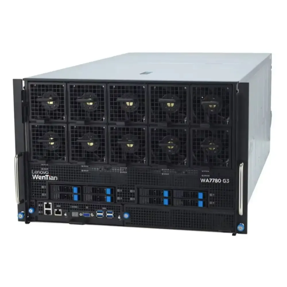 Hot Sale for Lenovo Telco_WA7780 G3 Large Model Training in Stock 7U Rack GPU AI Server Fr