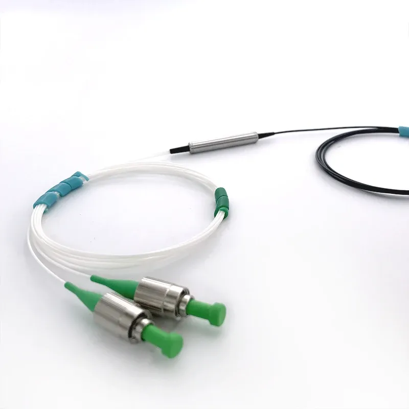 Zgtech Polarizing Fiber Beam Splitter 1310/1550 Panda Polarization Beam Synthesizer Single Mode 1*2PBS/PBC FTTX Use-boxintelecom
