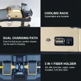 Fusion Splicer AI-8C Fusion Machine FTTH Six-motor Machine Telecom  Fiber Optic Equipment 