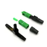 Fiber Optic Fast Connector SC APC UPC Quick Connector For FTTH Drop Cable field terminatio