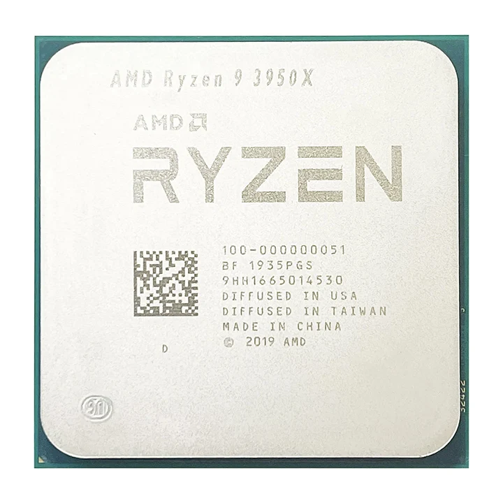 AMD R Yzen 9 for AM4 CPU R9 3950X 3.5 GHz 16-Core 32-Thread Processor 7NM L3=64M 100-000000051 Desktop