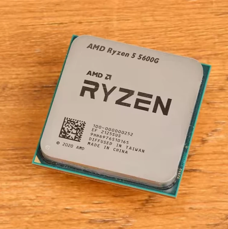 A-M-D 3.9GHz 6 Core 12 Thread AM4 Games CPU for Desktop Computer Motherboard New Original Box AMD R5 5600G-boxintelecom