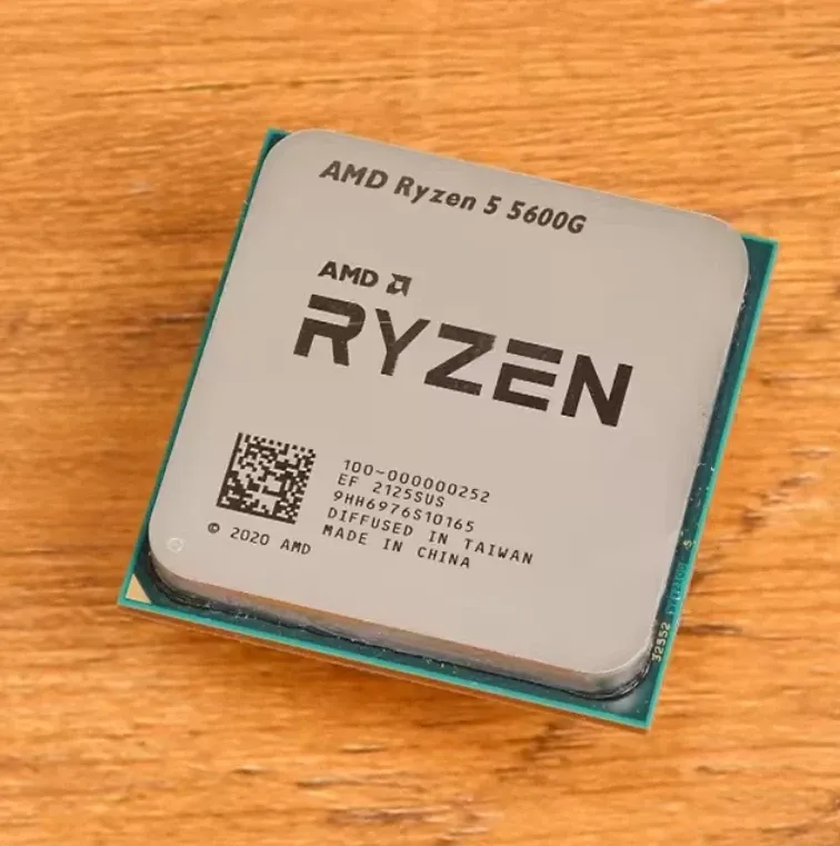 A-M-D 3.9GHz 6 Core 12 Thread AM4 Games CPU for Desktop Computer Motherboard New Original Box AMD R5 5600G-boxintelecom