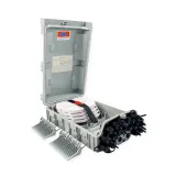 F220-SC Outdoor IP65 4 Core Fiber Optic Splice Box Ftb Fiber Distribution Box with 1*4 PLC