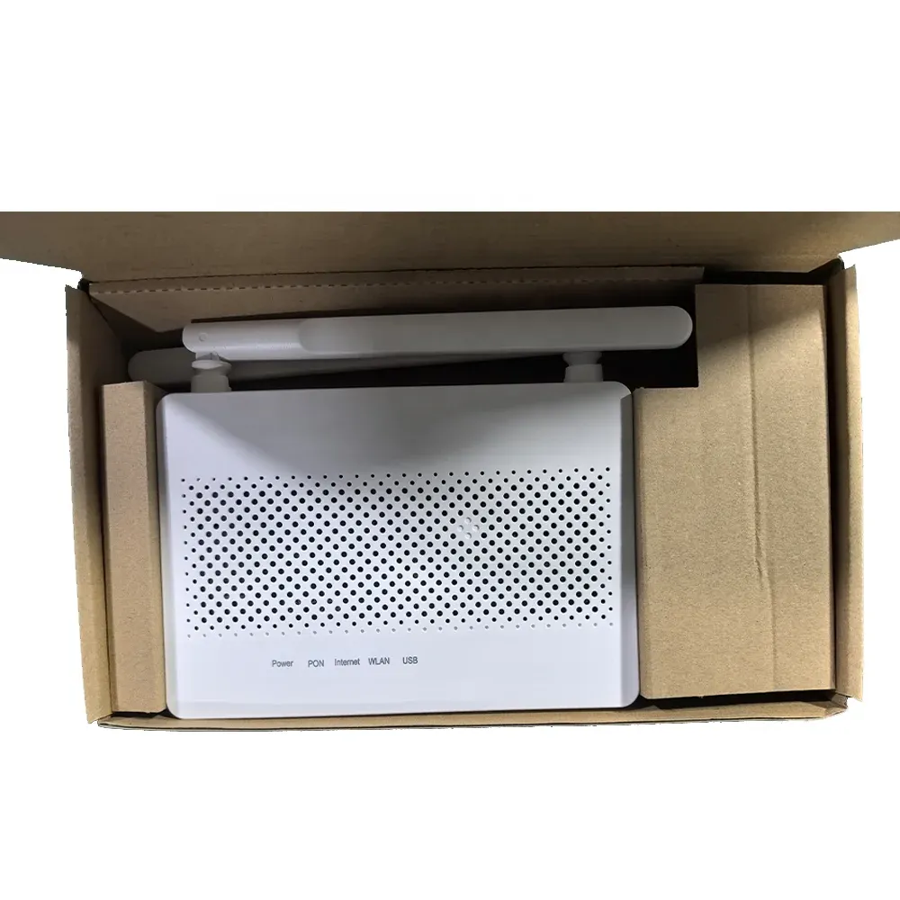 FTTH HS8145C5 XPON ONU 1GE+3FE+TEL GPON XPON ONT 2.4G Wifi Optic Modem-boxintelecom