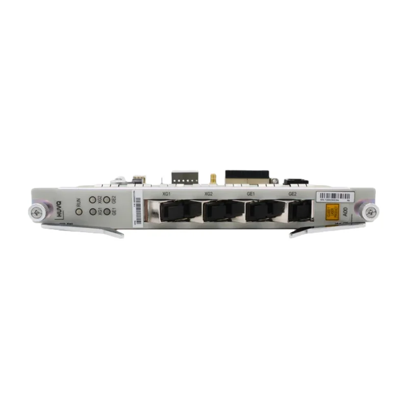 HUVQ 2*10GE 2*1GE Optical Interface Ethernet Uplink Board 2x SFP+ Module GPON EPON FTTH for ZXA10 C300 C350 OLT-boxintelecom