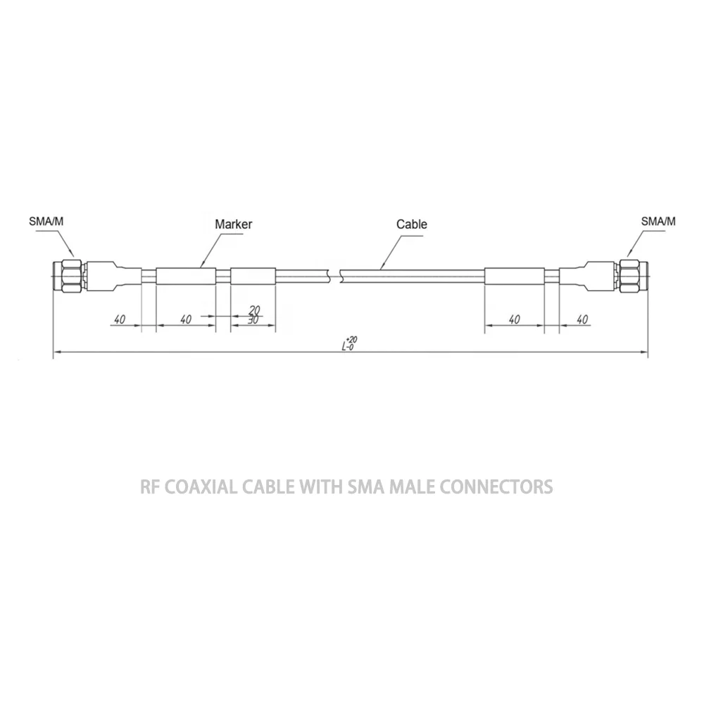 EF400 DC-6GHz RG400 6GHz RF Coaxial Flexible Cable Assembly RF Jumper Cable-boxintelecom
