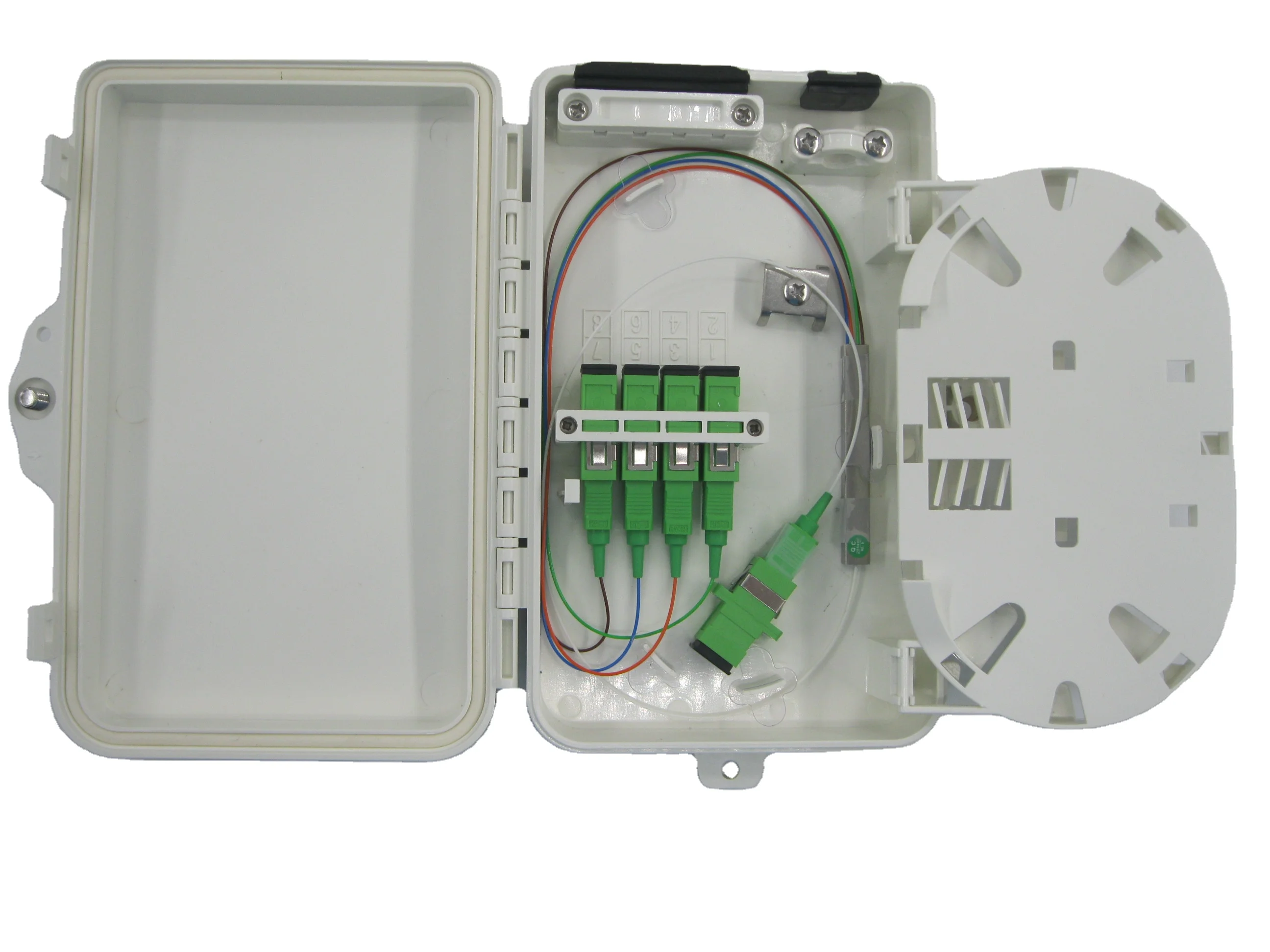 FAT-4A  Versatile 4 Cores FTTH Fiber Optical Distribution Box Solution