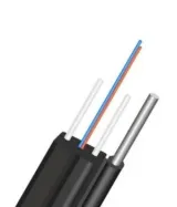GJYXCH Outdoor Optical Fiber Steel Wire Optic Drop Cable FTTH 1/2/4core G657A1-Telecom Pow