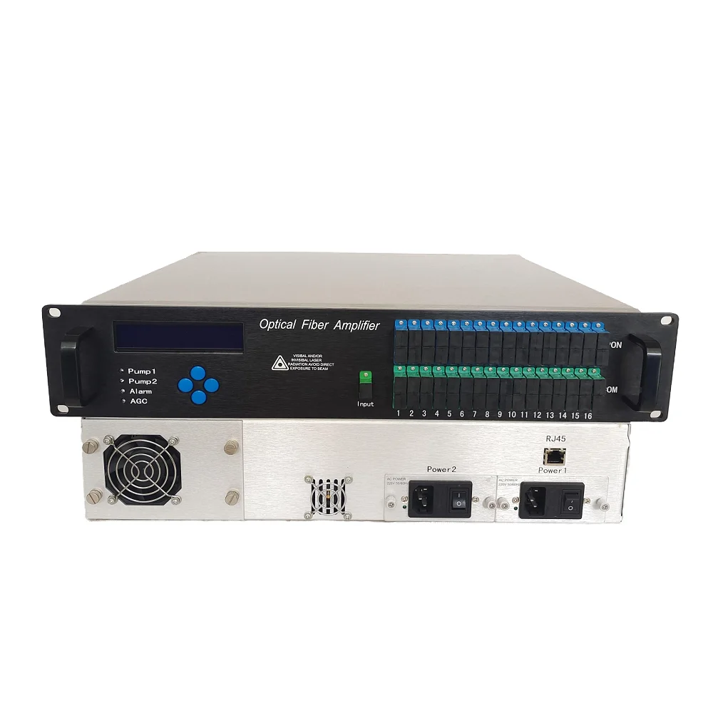 8*22 23 Db 8/16/32/64 Ports CATV Multi Ports High Power Optical Amplifier EDFA/High Out Optical Amplifier with WDM-boxintelecom