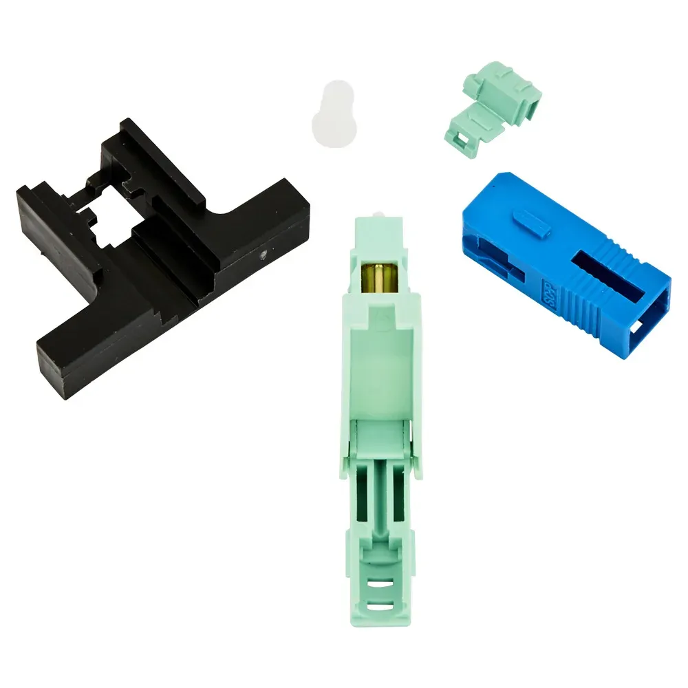FTTH Outdoor Fiber Optic Cable Fast Wire Connector Low Loss UPC APC for 4G 3G WiFi Network