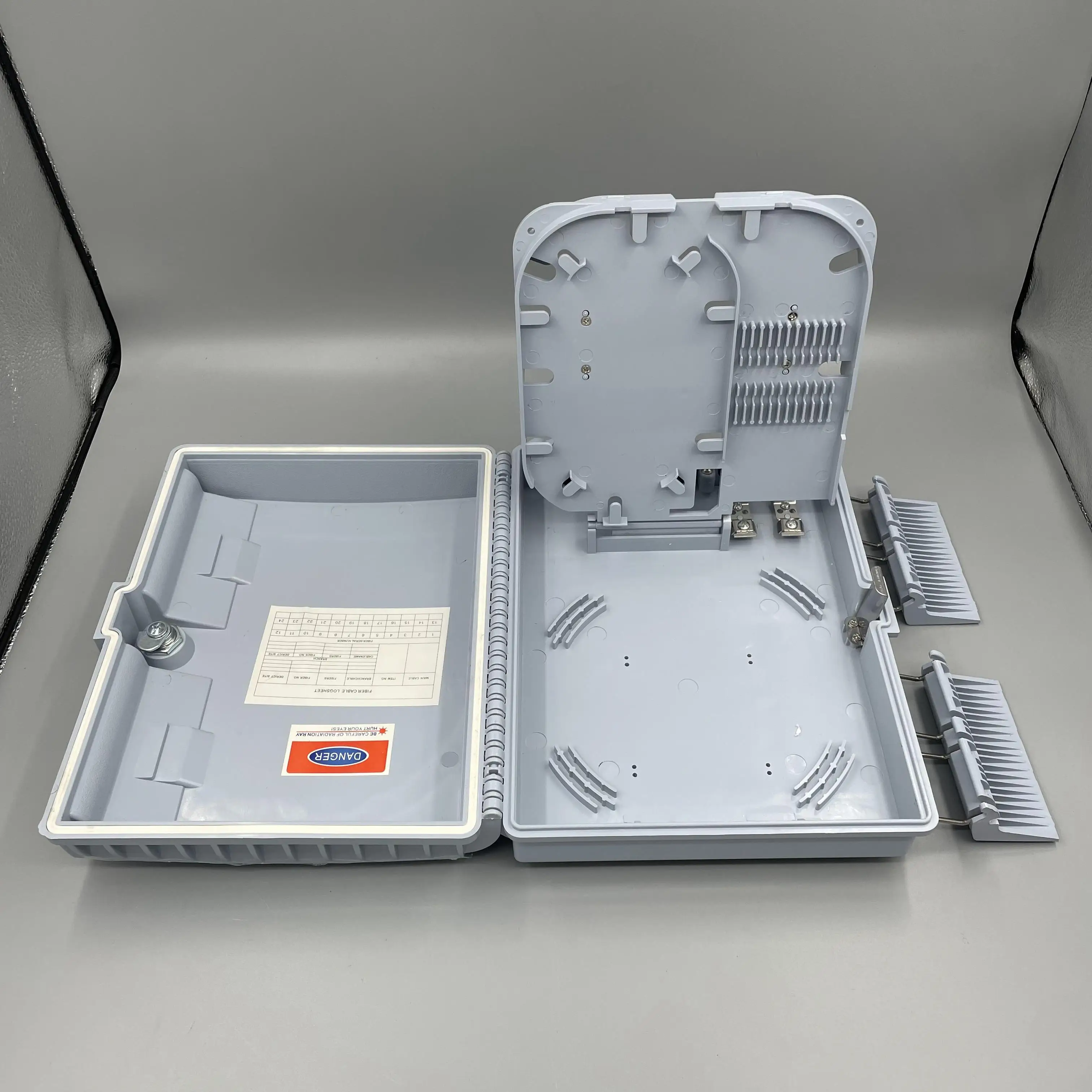 Outdoor Fiber Distribution Boxes Distribution Fiber Optic Plastic Box 1x16 Plc Cassette Terminal Ftth Box-boxintelecom