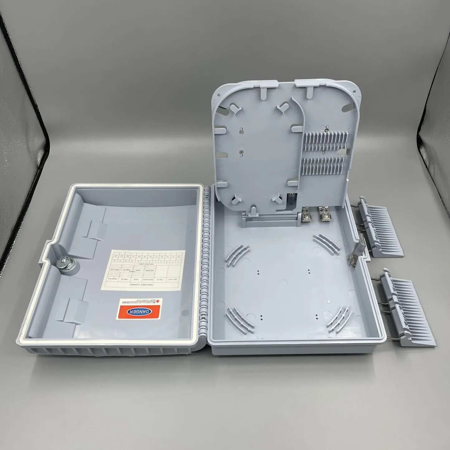 Outdoor Fiber Distribution Boxes Distribution Fiber Optic Plastic Box 1x16 Plc Cassette Terminal Ftth Box-boxintelecom