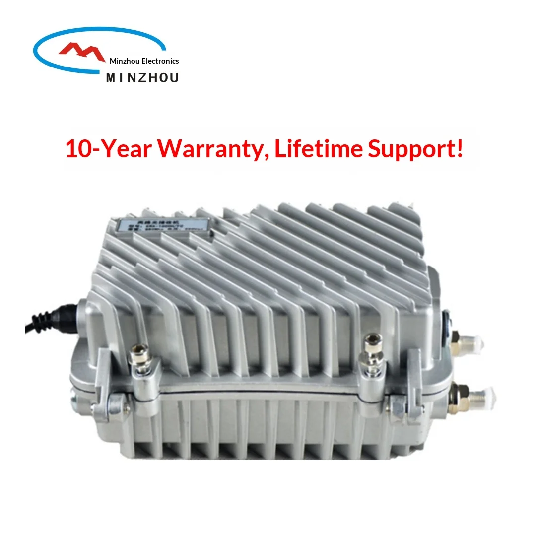 Digital Cable TV Optical Receiver Broadcast 2-Channel CATV Transceiver AGC/60V/220V (Factory Direct Sales)-boxintelecom