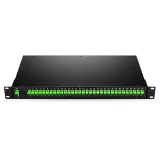 Factory price 19 inch rack mount 1x32 Fiber PLC Splitter SC/APC Connector Fiber Optic Plan