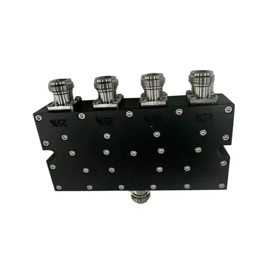 Wideband 3500-6000MHz 15W Wilkinson 4 Way Power Splitter with N Female Connector DAS High 