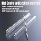 Clear PE Heat Shrinkable Tube 2.6mm Dia Fiber Optical Cable Fusion Splice Protection Sleev