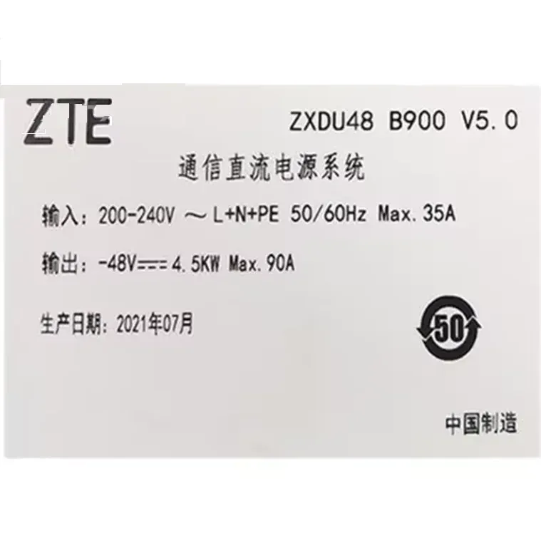 Wholesale Direct Sales Telecom Power Supply ZTE ZXDU48B900 Power Inverter Module