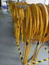 Breakout Optical Fiber Trunk Cable G657A1 Patchcord LC SC UPC 12 FIBER FTTH Yellow Jacket 