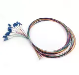 Fiber Optic Bundle Pigtail LC/UPC Connector 12 Color 0.9mm SM FTTH Pigtail