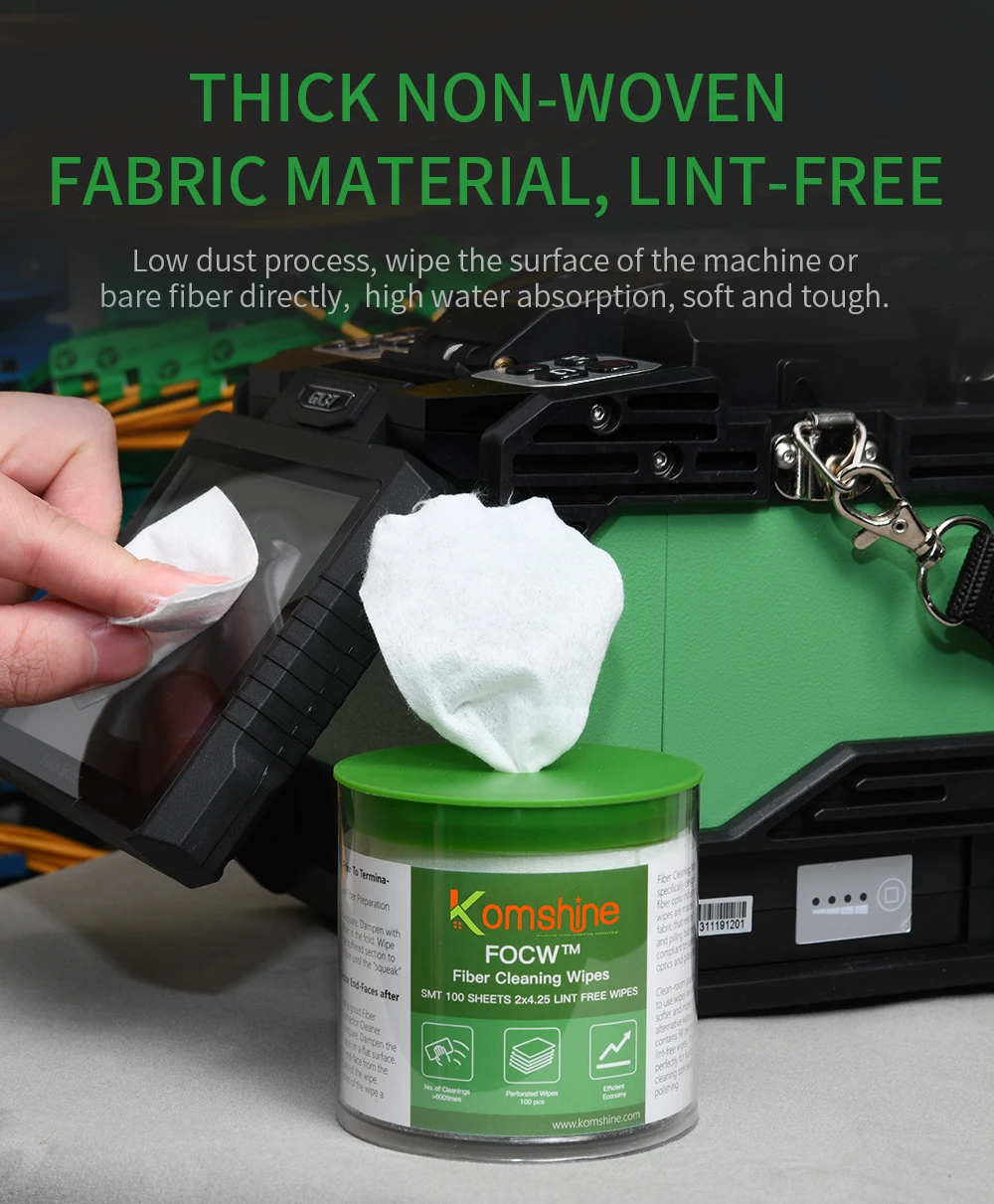 Qingdao APT  Kimtech Fiber Optic Cleaning Stickler Cleaning Fiber Optic  Optical Fiber Cleaning Wipes-boxintelecom