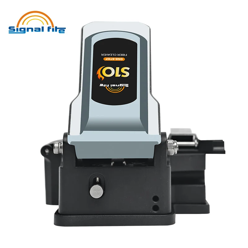 New Model High Precision Optical Fiber Cutter FTTH Optic Fiber Cleaver  signal Fire S10 On