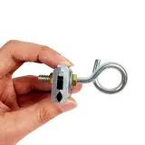 Hot Dip Galvanized Fiber Optic Metal Cable Hook Overhead Power Line Hardware C Type Alumin