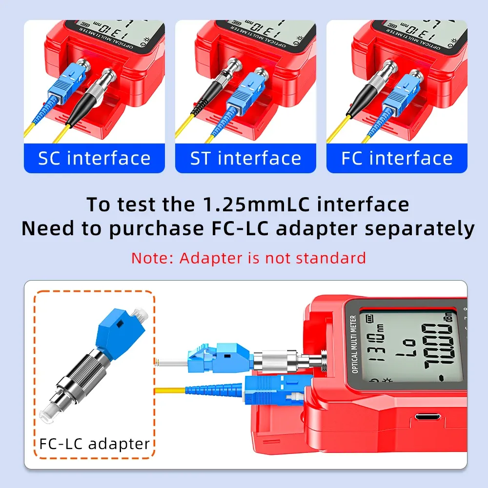10 Wavelengths Optical Power Integrated Machine Optical Power Meter/red Light Source/network Testing/LED Lighting-boxintelecom