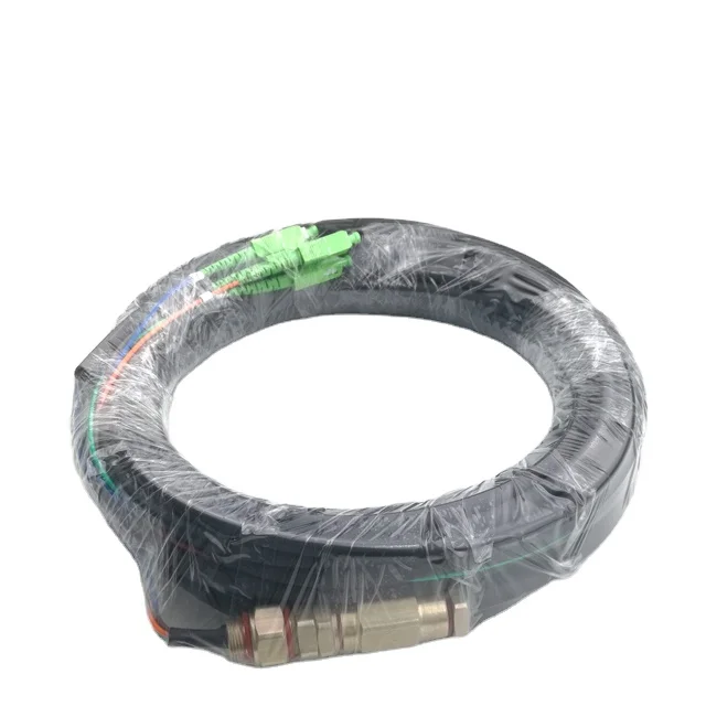 Optional Number of Cores SM G652D 4F 20m Waterproof Fiber Optic Service Cable with Pigtail SC/APC Connector-boxintelecom