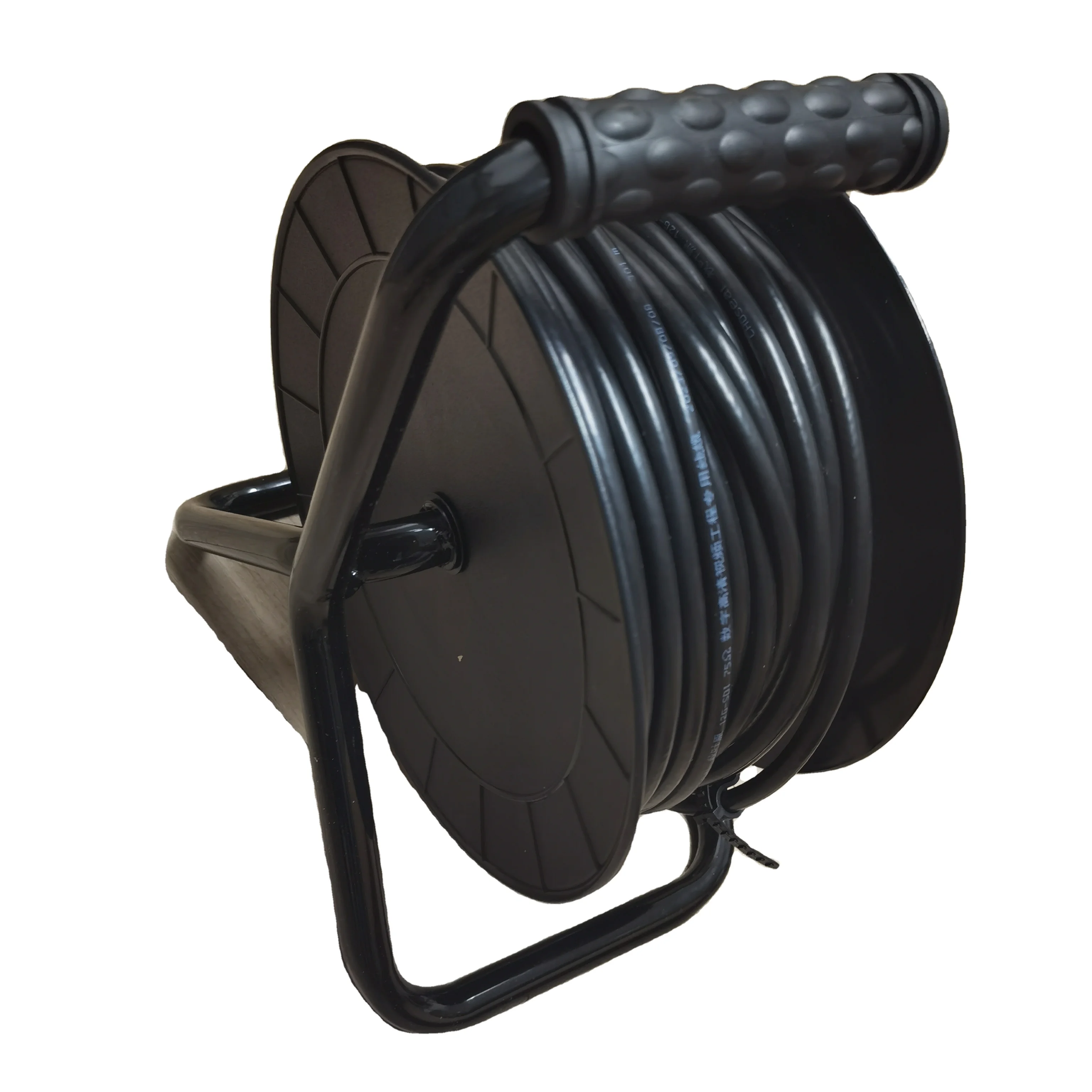 For HCW-1098 3G/6G/12G Fiber Optic Outdoor Video Cable Reel 50m Black 3-Year Warranty CE Certified-boxintelecom