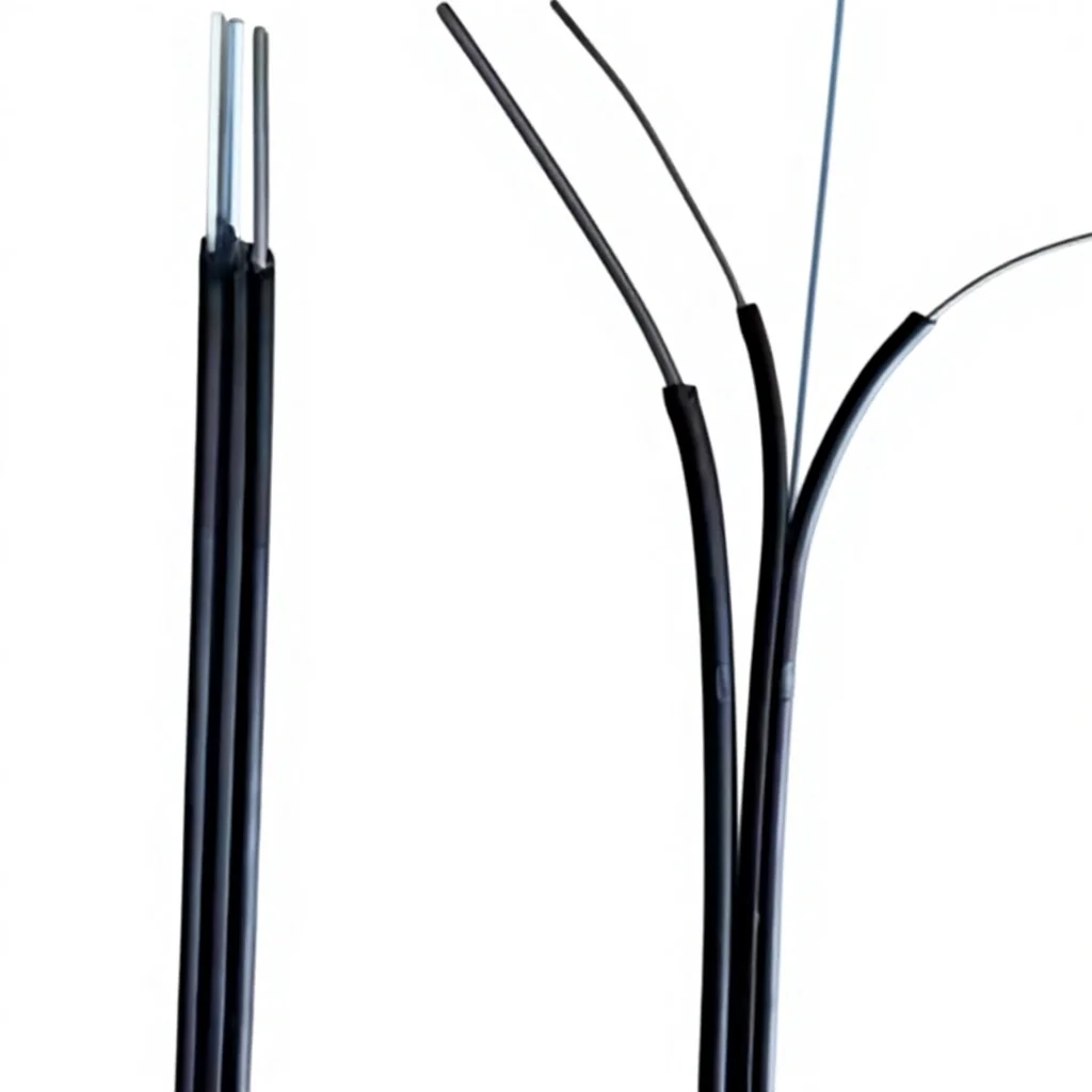 Fiber Optic Cable 1 Core 2 Cores 4 Cores 1 Kilometer 2 Kilometers FTTH Descent Cable Single-mode Indoor and Outdoor-boxintelecom