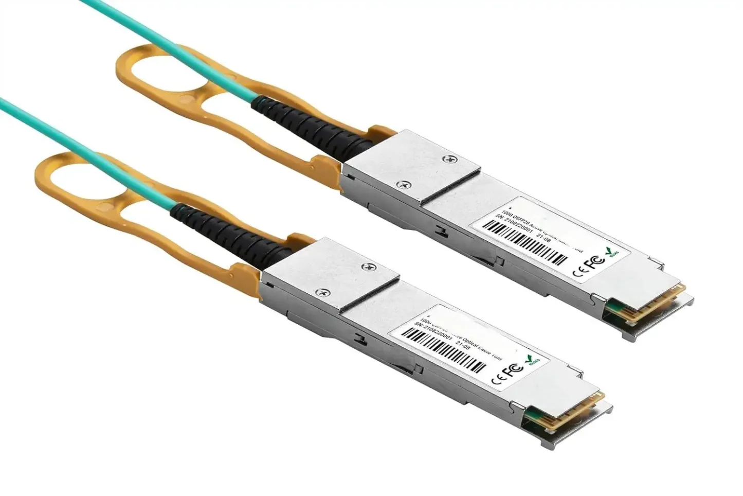 100G QSFP28 Active Optical Cable 850nm VCSEL MPO Interface AOC for Data Center and High-Sp