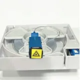 1 Port Fiber Optic Desktop Box FTTH Terminal Box SC LC Fiber Wall Outlet Faceplate Indoor 