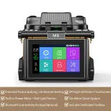 M6 Fiber Optic Fusion Splicer Fiber Optic fusion Splicer 6 Motor Fiber Core Alignment Spli