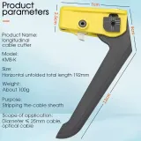 KMS-K Longitudinal Fiber Optic Cable Sheath Slitter & Fiber Cutter for FTTX Use Metal Mate