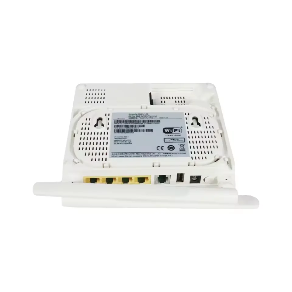 HG8546M ONU XPON GPON 1GE+3FE+1POTS+1USB+2.4G WIFI up to 300Mbps OMCI PPPOE IPV6 Firmware English H-W FTTH Fiber Optic Equipment-boxintelecom