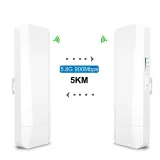 5KM WiFi Bridge WL218K 5.8GHz Outdoor IP65 PoE Support CPE Firewall VPN WEP Access Point t